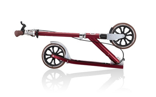 קורקינט גלגלים גדולים מתקפל גלובר GLOBBER NL 205 DELUXE לילדים נוער ובוגרים אדום