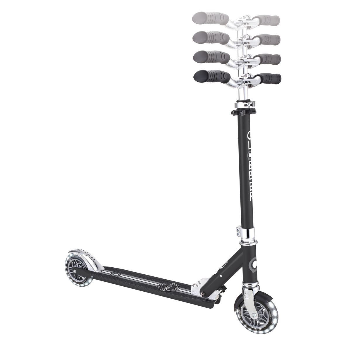 קורקינט מתקפל עם אורות גלובר GLOBBER FLOW ELEMENT LIGHTS – שחור