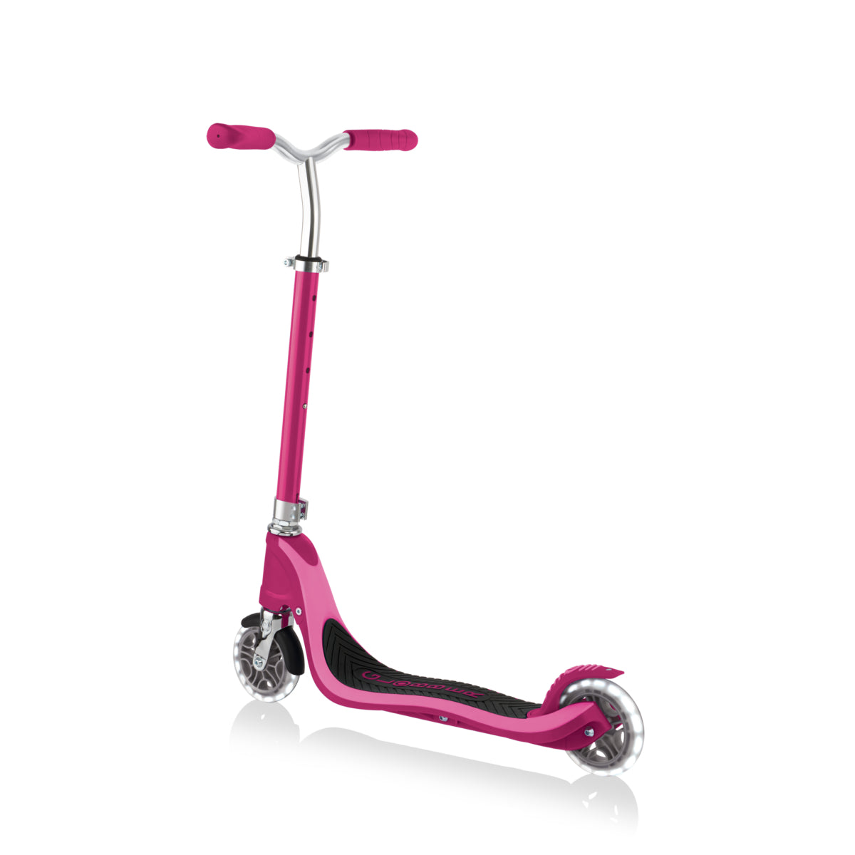 קורקינט עם אורות גלובר פלואו Globber Flow 125 Lights – ורוד