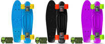 סקייטבורד Madd Gear Retro Skins | דגם אולד-סקול 22.5 אינץ' | RED / BLACK