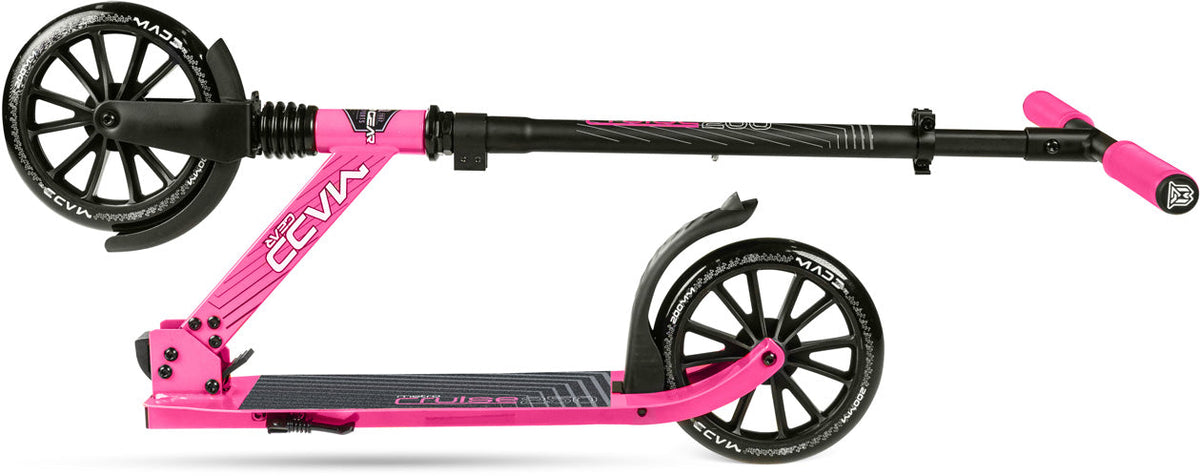 קורקינט מתקפל לנוער ומבוגרים Madd Gear Metro Cruise 250 שחור/ורוד