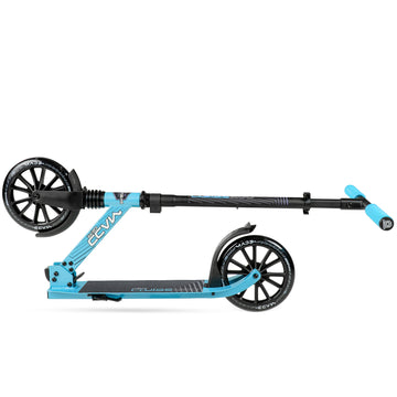 קורקינט מתקפל לנוער ומבוגרים Madd Gear Metro Cruise 250 | Black Blue | לרוכבים מגובה 120 ס"מ ומעלה