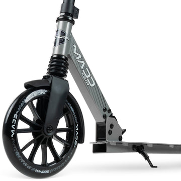 קורקינט מתקפל לנוער ולמבוגרים Madd Gear Metro Cruise 250 | Black Grey | לרוכבים מגובה 120 ס"מ ומעלה