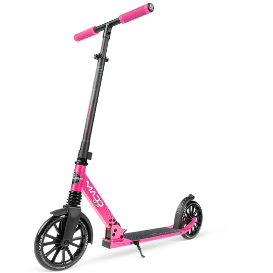 קורקינט מתקפל לנוער ומבוגרים Madd Gear Metro Cruise 250 | Black Pink | לרוכבים מגובה 120 ס"מ ומעלה