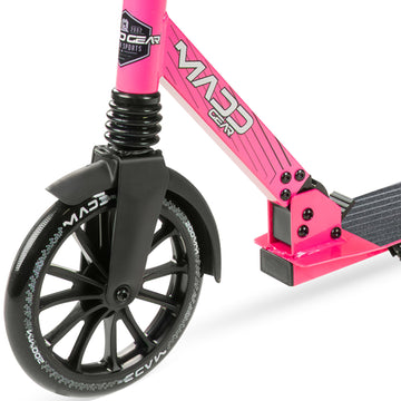 קורקינט מתקפל לנוער ומבוגרים Madd Gear Metro Cruise 250 | Black Pink | לרוכבים מגובה 120 ס"מ ומעלה