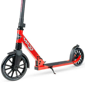 קורקינט מתקפל לנוער ומבוגרים  Madd Gear Metro Cruise 250 | Black Red | לרוכבים מגובה 120 ס"מ ומעלה