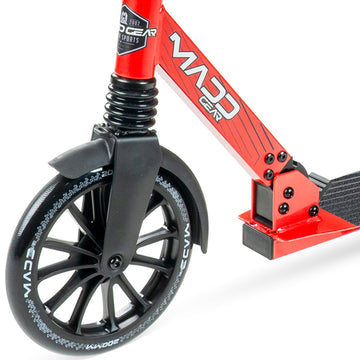 קורקינט מתקפל לנוער ומבוגרים  Madd Gear Metro Cruise 250 | Black Red | לרוכבים מגובה 120 ס"מ ומעלה