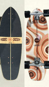 סרף סקייט קומפלט Carver דגם 30.75" Rising Sisters – צירים CX Raw (v4)