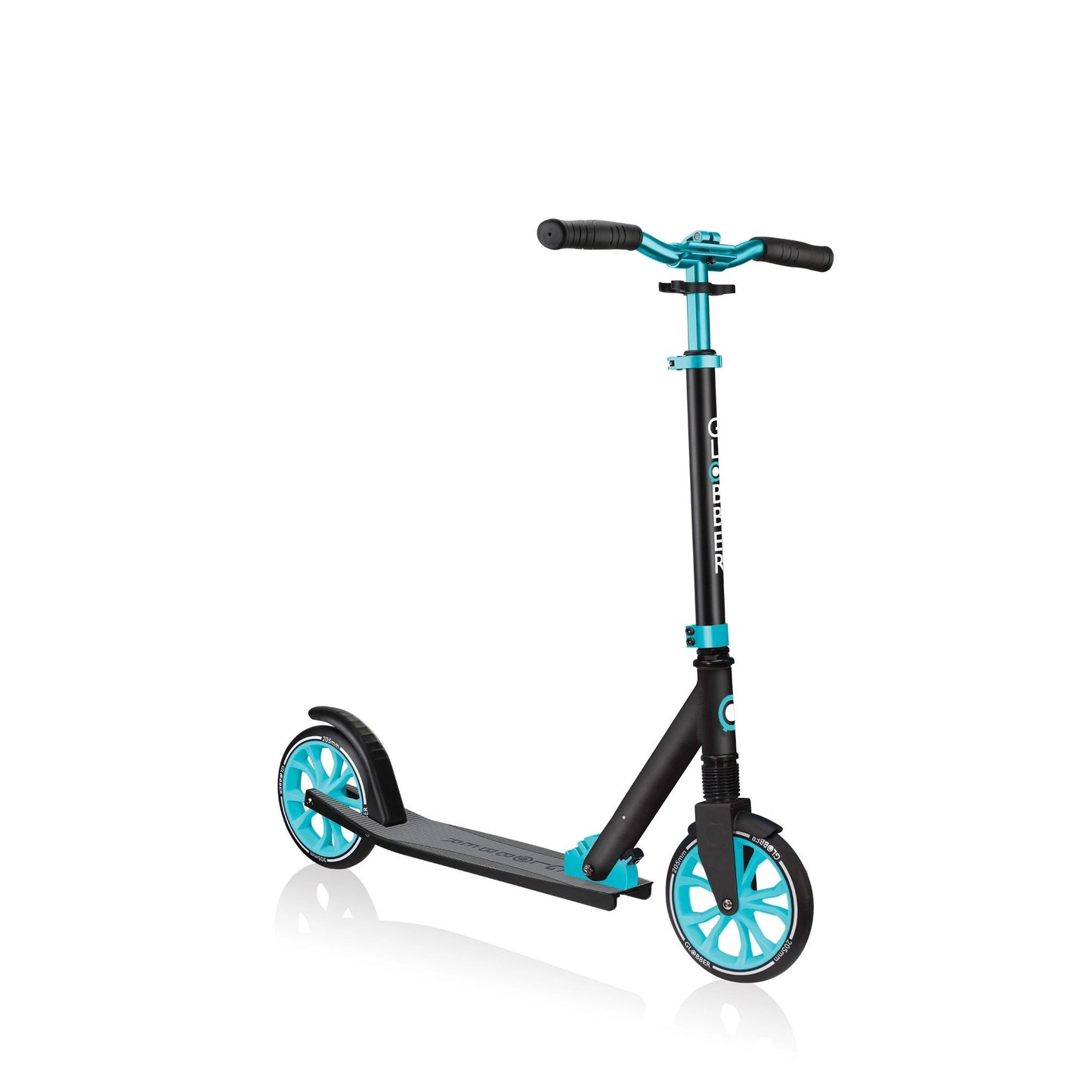 קורקינט גלובר GLOBBER NL 205 לילדים בצבע שחור עם טורקיז