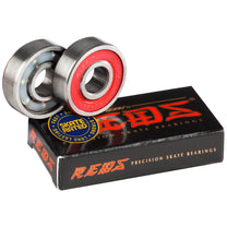 זוג מיסבי Bones Reds Bearings | מארז 2 יחידות | Skate Rated