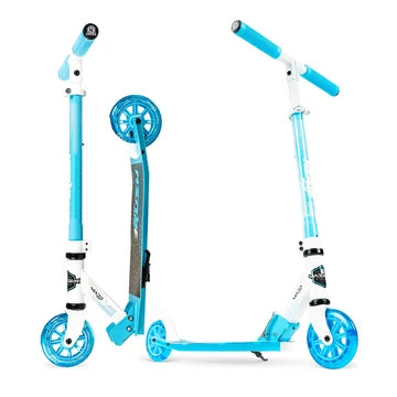 קורקינט מתקפל לילדים Madd Gear Metro Rush 125 Light-Up | White Blue| מגיל 5+