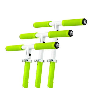 קורקינט מתקפל לילדים Madd Gear Metro Rush 125 Light-Up | White Green | מגיל 5+