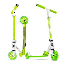 קורקינט מתקפל לילדים Madd Gear Metro Rush 125 Light-Up | White Green | מגיל 5+