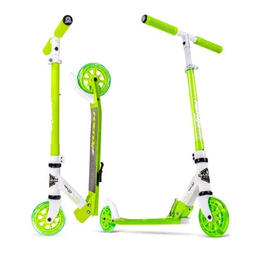 קורקינט מתקפל לילדים Madd Gear Metro Rush 125 Light-Up | White Green | מגיל 5+