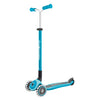 קורקינט 3 גלגלים גלובר מאסטר עם אורות בגלגלים  Globber Master lights מנגנון היגוי בהטייה, גובה מתכוונן, צבע כחול
